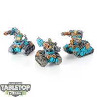 Adeptus Mechanicus - 3x Kataphron Destroyers - bemalt