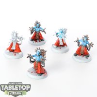 Adeptus Mechanicus - 5x Corpuscarii Electro-Priests - bemalt