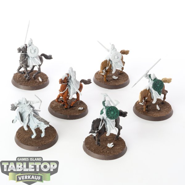 HdR Figuren - Gut - 6 x Riders Of Rohan - teilweise bemalt