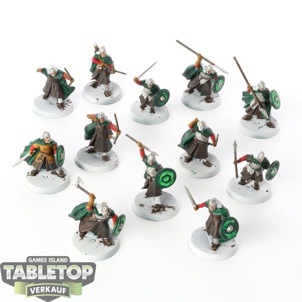 HdR Figuren - Gut - 12 x Warriors of Rohan - teilweise bemalt