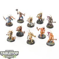 Death Guard - 10 x Poxwalkers - bemalt