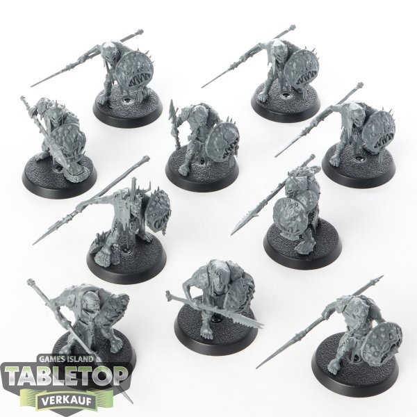 Orruk Warclans - 10x Gutrippaz - unbemalt