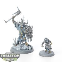 Orruk Warclans - Killaboss with Stab-grot - bemalt