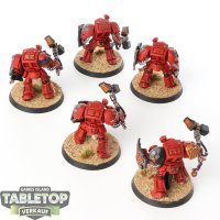 Blood Angels - 5x Terminator - gut bemalt