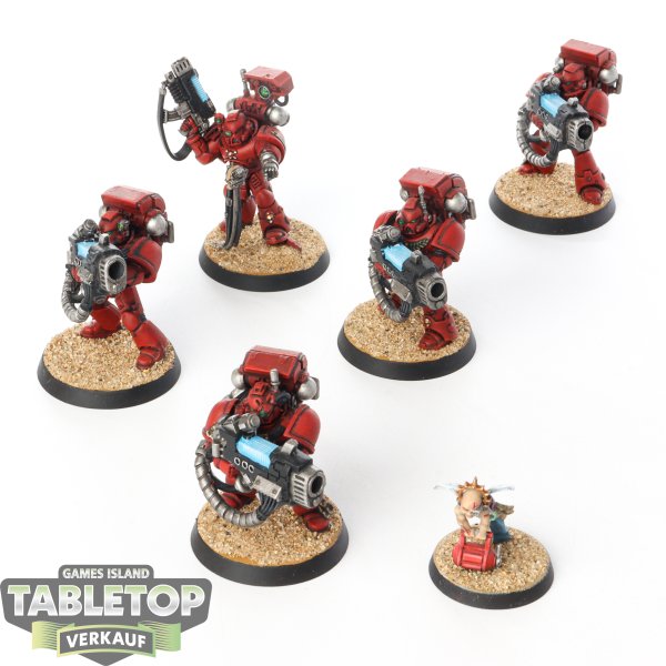 Blood Angels - 5x Devastator - bemalt