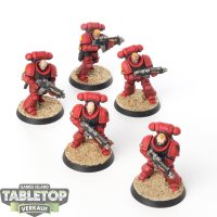 Blood Angels - 5x Primaris Intercessors - bemalt