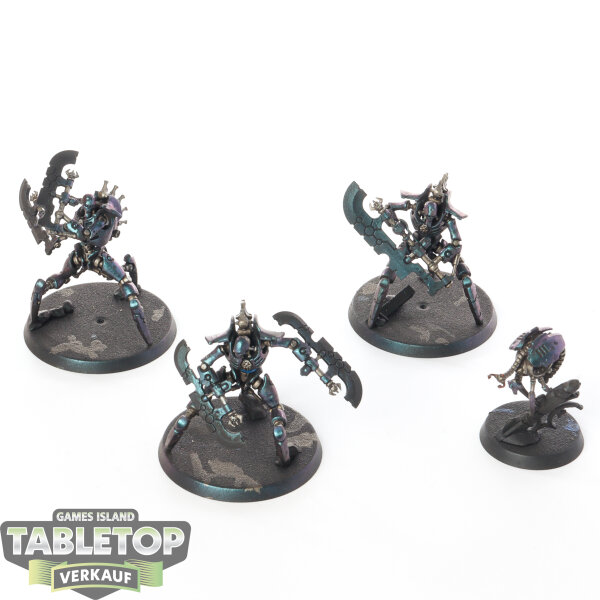 Necrons - 3x Skorpekh Destroyers - bemalt