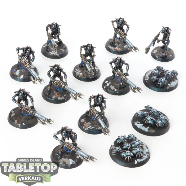 Necrons - 10x Necron Warriors - bemalt