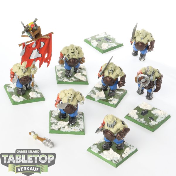 Ogre Kingdoms - 7 x Ogor Gluttons - bemalt