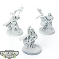 Stormcast Eternals - 3 x Praetors - grundiert