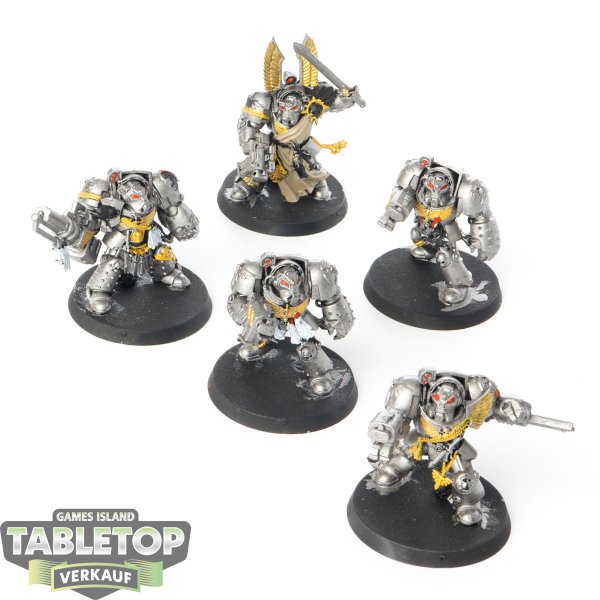 Dark Angels - 5 x Deathwing Terminators - bemalt