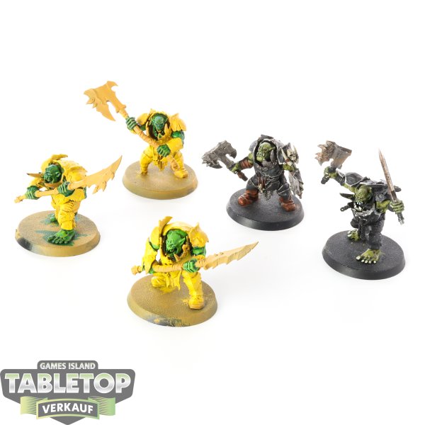 Orruk Warclans - 5x Brutes - bemalt