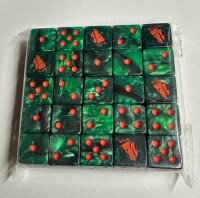 Baron of Dice - Drake, Green & Orange 16mm Square...