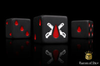 Baron of Dice - Chain Blades, Matte Black 16mm Square...