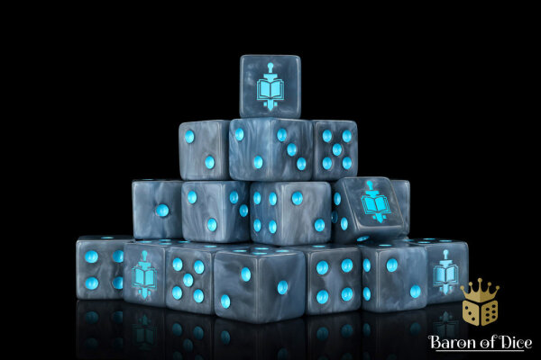 Baron of Dice - Warrior Knights 16mm Square Corner Dice (25)