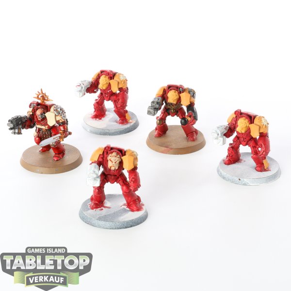 Space Marines - 5 x Terminator Squad klassisch - teilweise bemalt
