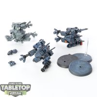 Tau Empire - 3 x XV8 Crisis Battlesuit Team - teilweise...