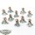 Necrons - 10 x Necron Warriors - teilweise bemalt