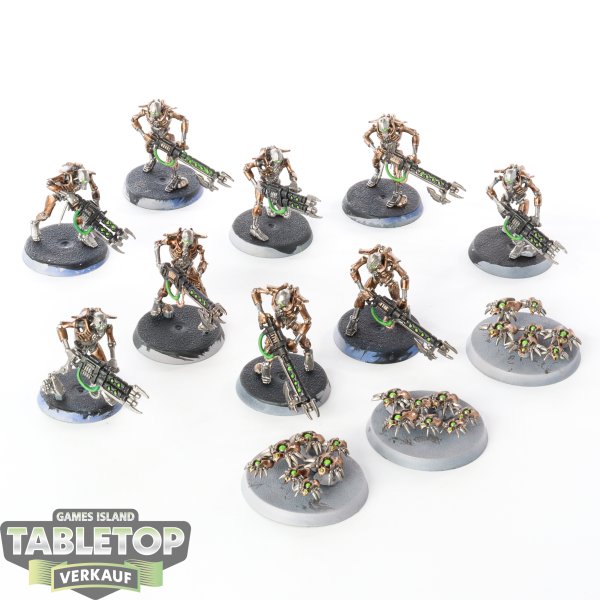 Necrons - 9 x Necron Warriors - bemalt