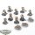 Necrons - 9 x Necron Warriors - bemalt