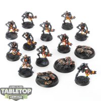 Necrons - 11 x Necron Warriors klassisch - bemalt