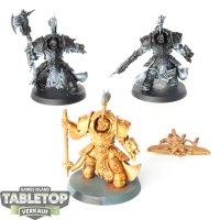 Adeptus Custodes - 3x Allarus Custodians - grundiert