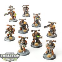 Chaos Space Marines - 9x Chaos Space Marines - bemalt