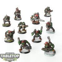 Orks - 10x Ork Boyz - bemalt