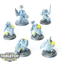 Space Wolves - 6x Grey Hunters - teilweise bemalt