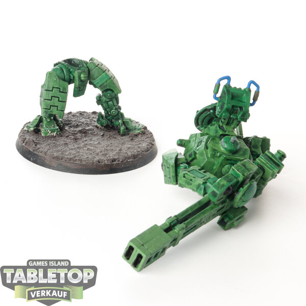 Tau Empire - XV88 Broadside Battlesuit - teilweise bemalt