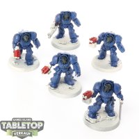 Space Marines - 5 x Terminator Squad - teilweise bemalt