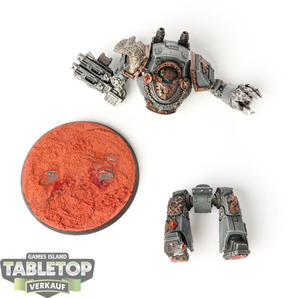 Horus Heresy - Space Wolves Legion Contemptor Dreadnought - bemalt