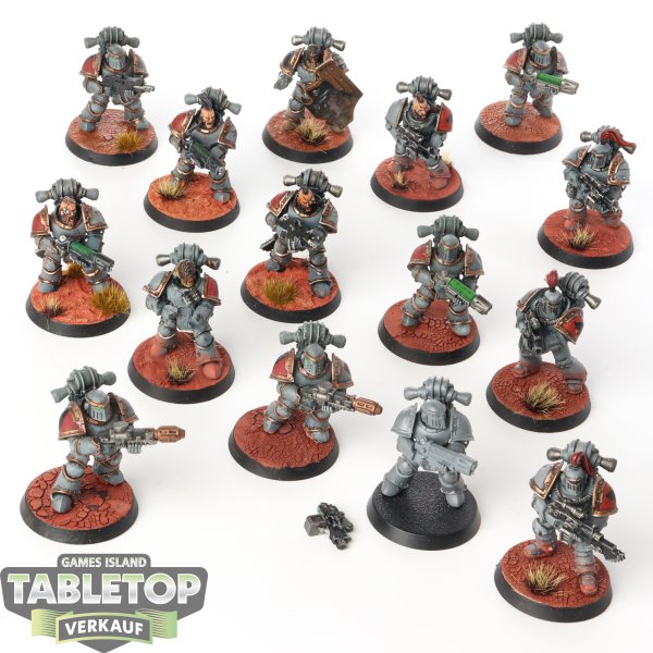 Horus Heresy - 20 x Space Wolves Legion MKIII Tactical Squad klassisch - bemalt