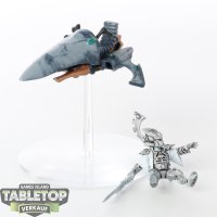 Craftworlds - Farseer Skyrunner klassisch - teilweise bemalt