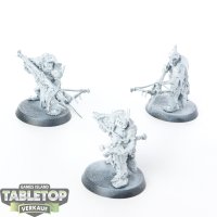 Orruk Warclans - 3x Man-Skewer Boltboyz - grundiert