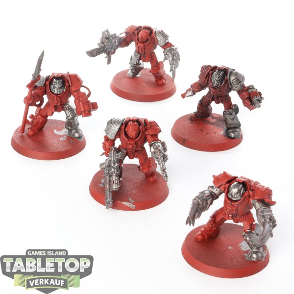 Deathwatch - 5x Terminator Squad - klassisch - teilweise bemalt