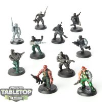 Astra Militarum - 10 x Catachan Jungle Fighters -...