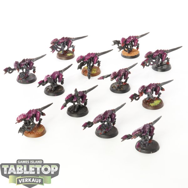 Tyraniden - 12 x Termagants klassisch - bemalt