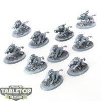 Soulblight Gravelords - 10 x Dire Wolves klassisch -...