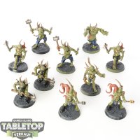 Death Guard - 10 x Poxwalkers - bemalt