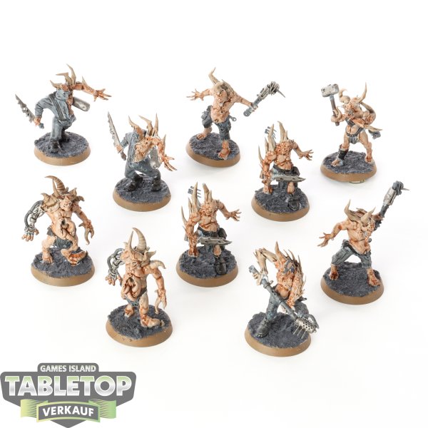 Death Guard - 10 x Poxwalkers - teilweise bemalt