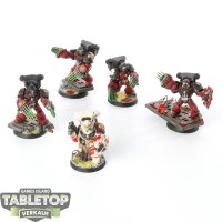 Blood Angels - 5 Vanguard Veteran Squad - bemalt