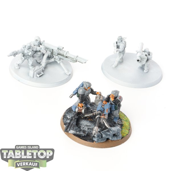 Astra Militarum - 3x Heavy Weapons Squad - teilweise bemalt