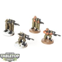 Astra Militarum - 4x Catachan Sniper - teilweise bemalt