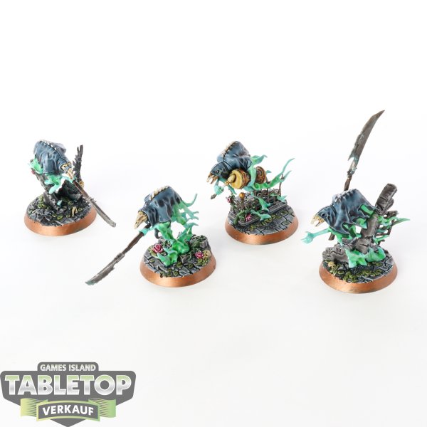 Nighthaunt - 4 Easy to Build Glaivewraith Stalkers - bemalt