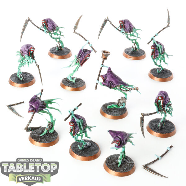 Nighthaunt - 10 Grimghast Reapers - bemalt