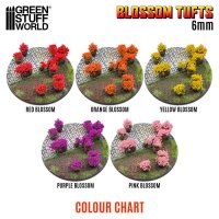 Green Stuff World - Blossom Tufts - 6mm - Purple Flowers