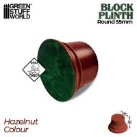 Green Stuff World - Round Block Plinth 5.5 cm - Hazelnut...