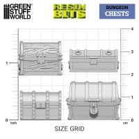 Green Stuff World - 3D printed set - Chests