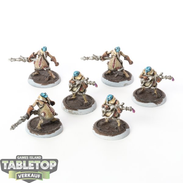 Cryx - 6x Bile Thralls - bemalt